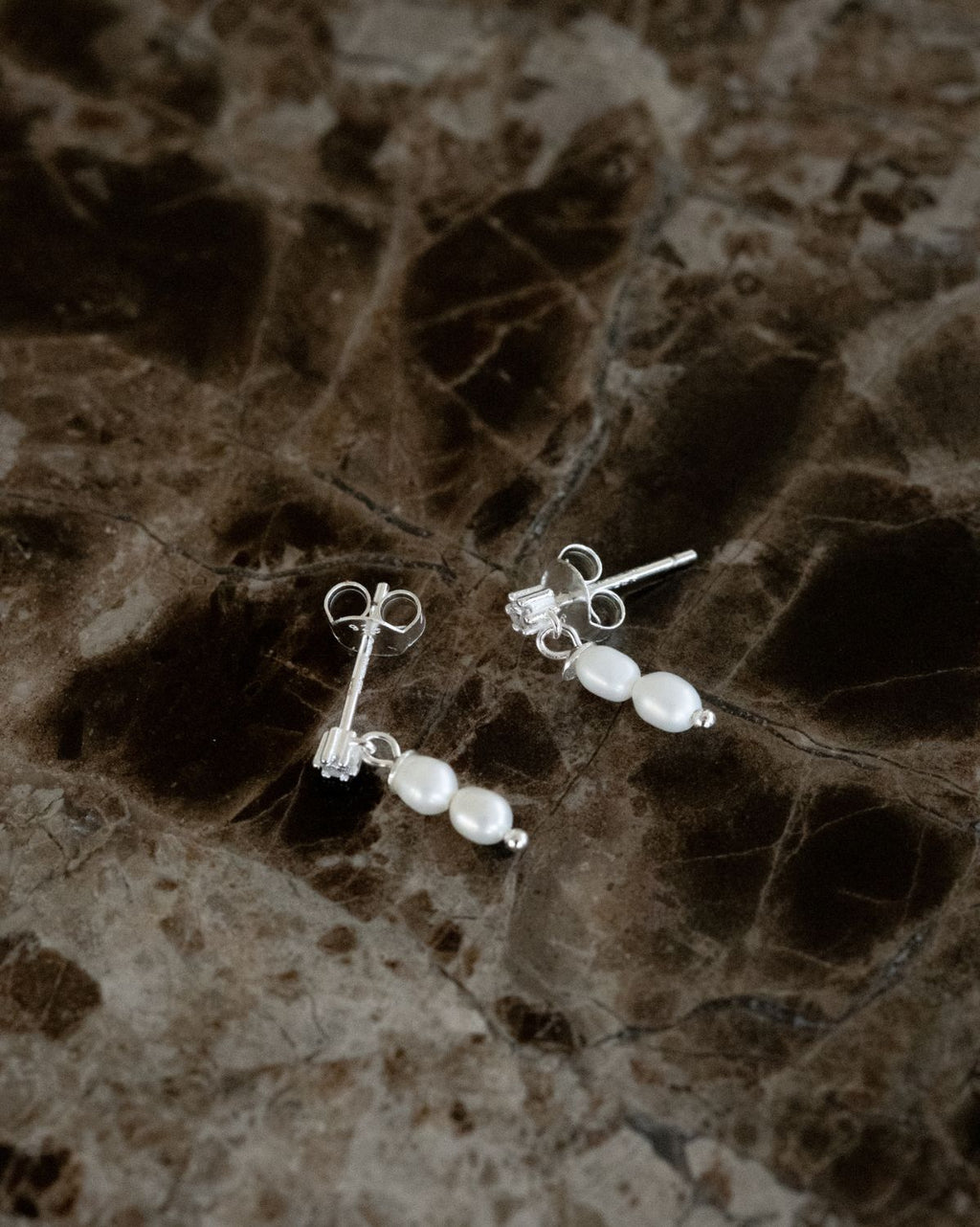 Double Mini Pearl Studs