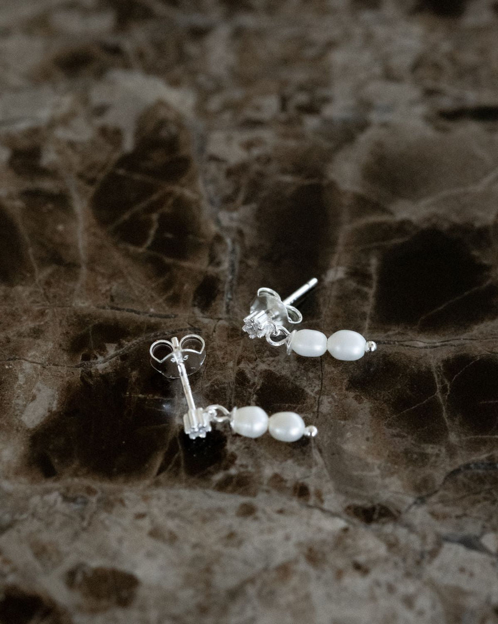 Double Mini Pearl Studs