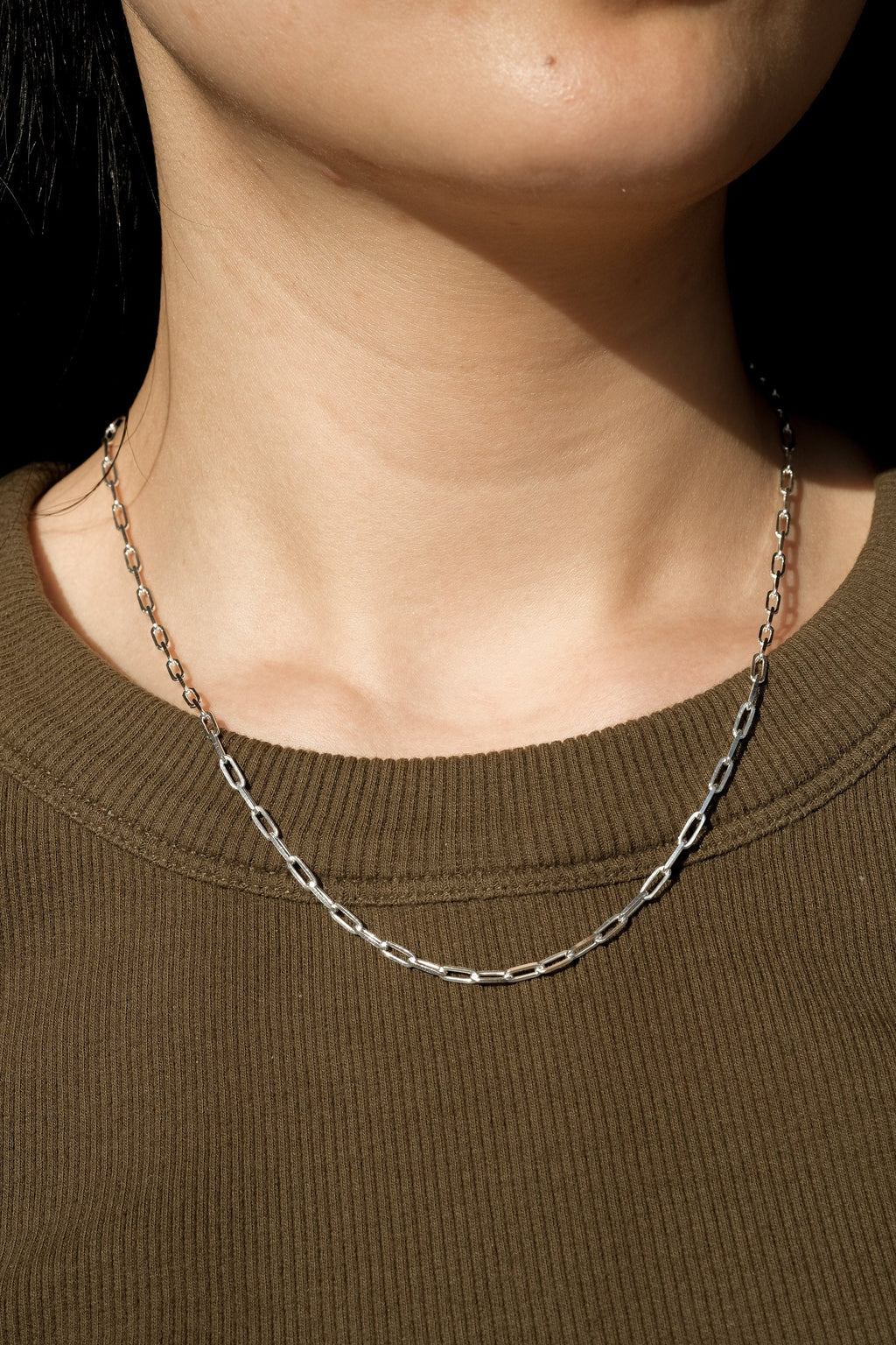 Chunky Paperclip Chain Necklace