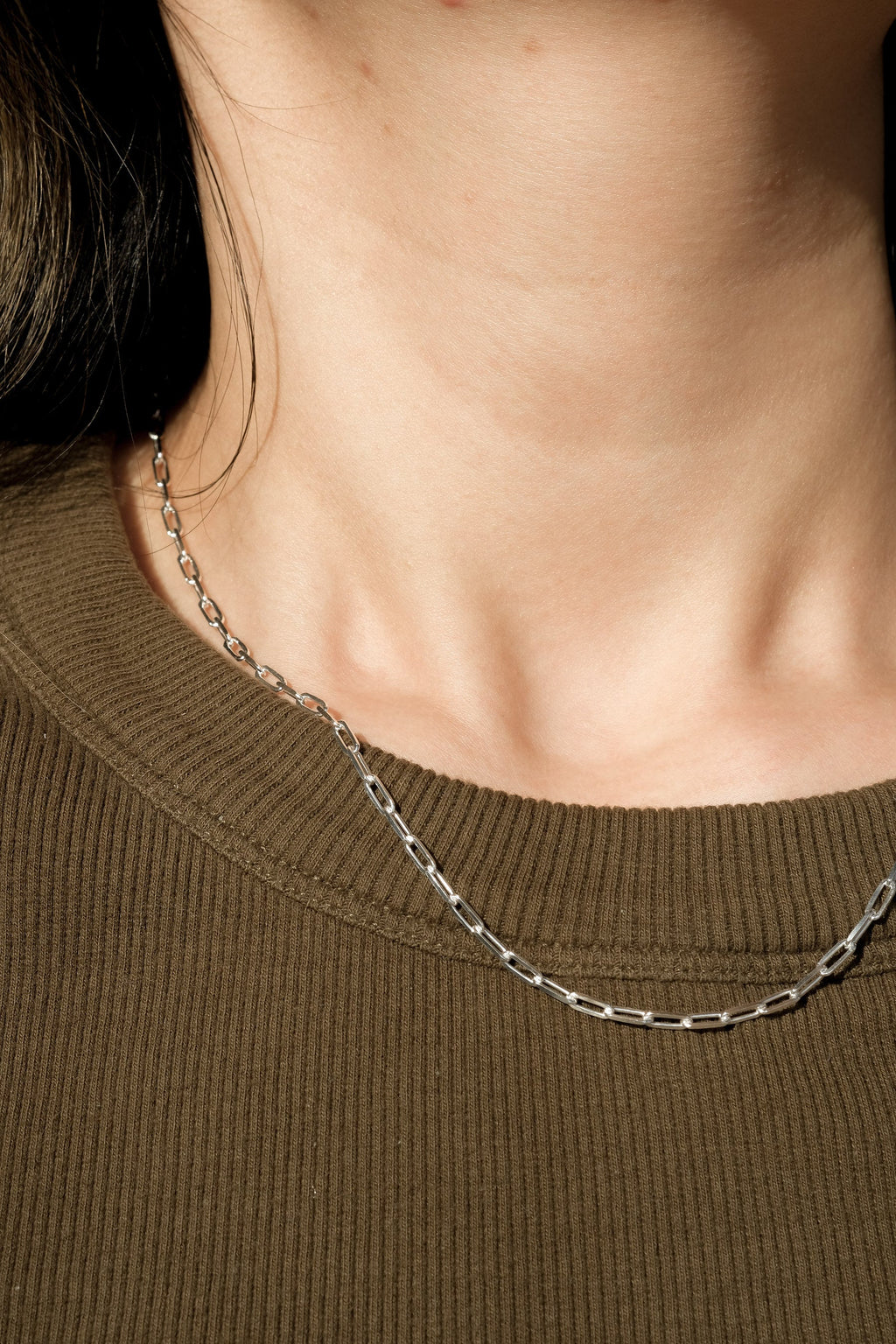 Chunky Paperclip Chain Necklace