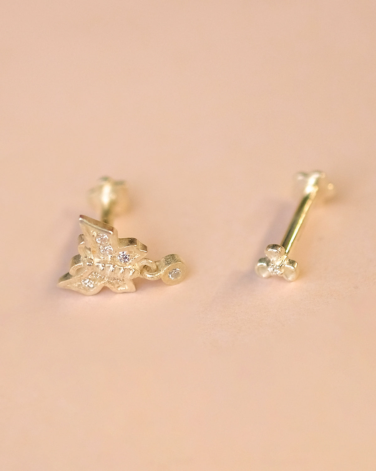 Butterfly Stud